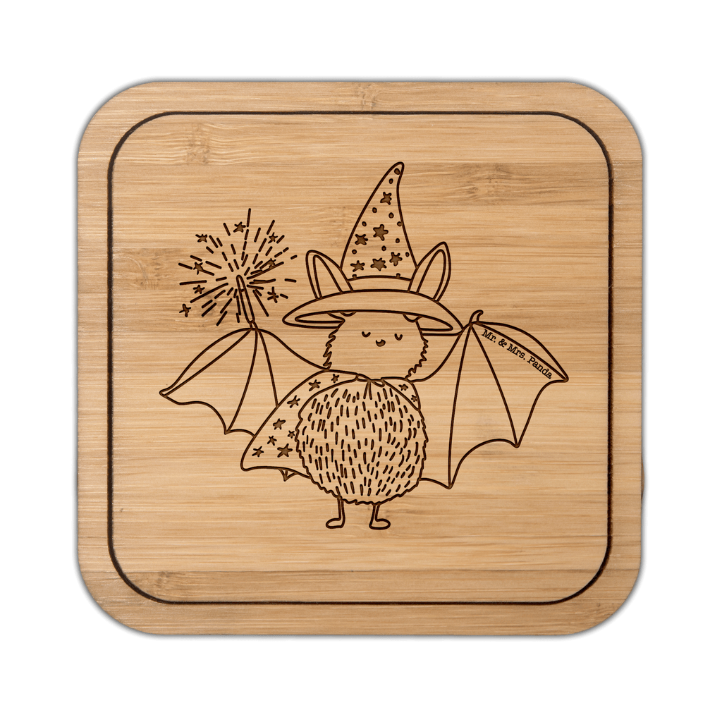 Untersetzer quadratisch Fledermaus Zauberer Untersetzer, Bierdeckel, Glasuntersetzer, Untersetzer Gläser, Getränkeuntersetzer, Tiermotive, Gute Laune, lustige Sprüche, Tiere, Fledermaus, Fledermäuse, Zauberer, Magier, Frauen, reinsteigern