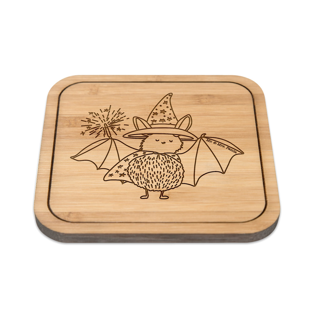 Untersetzer quadratisch Fledermaus Zauberer Untersetzer, Bierdeckel, Glasuntersetzer, Untersetzer Gläser, Getränkeuntersetzer, Tiermotive, Gute Laune, lustige Sprüche, Tiere, Fledermaus, Fledermäuse, Zauberer, Magier, Frauen, reinsteigern