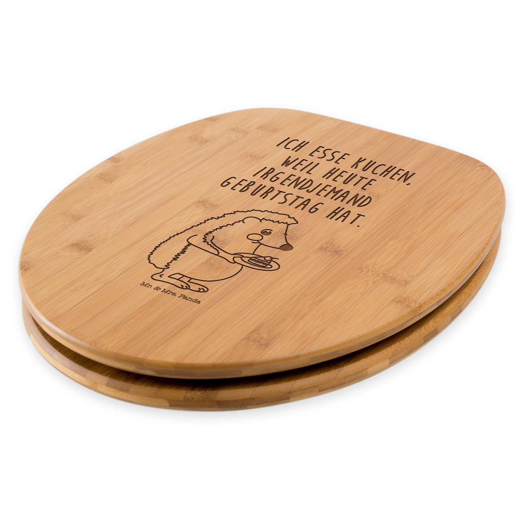 WC Sitz Igel mit Kuchenstück Klobrille, Klodeckel, Toilettendeckel, WC-Sitz, Toilette, Tiermotive, Gute Laune, lustige Sprüche, Tiere, Igel, Essen Spruch, Kuchen, Backen Geschenk, Kuchen backen, Einladung Party, Geburtstagskuchen, Torte