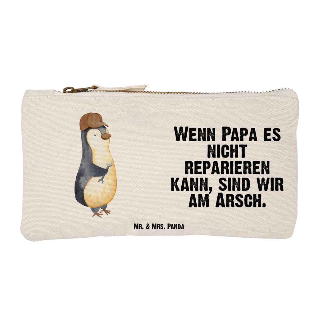Schminktasche Wenn Papa es nicht reparieren kann, sind wir am Arsch Schminktasche, Kosmetiktasche, Kosmetikbeutel, Stiftemäppchen, Etui, Federmappe, Makeup, XXL, Schminketui, Kosmetiketui, Schlamperetui, Familie, Vatertag, Muttertag, Bruder, Schwester, Mama, Papa, Oma, Opa, Vater, Geschenk Papa, Bester Papa der Welt
