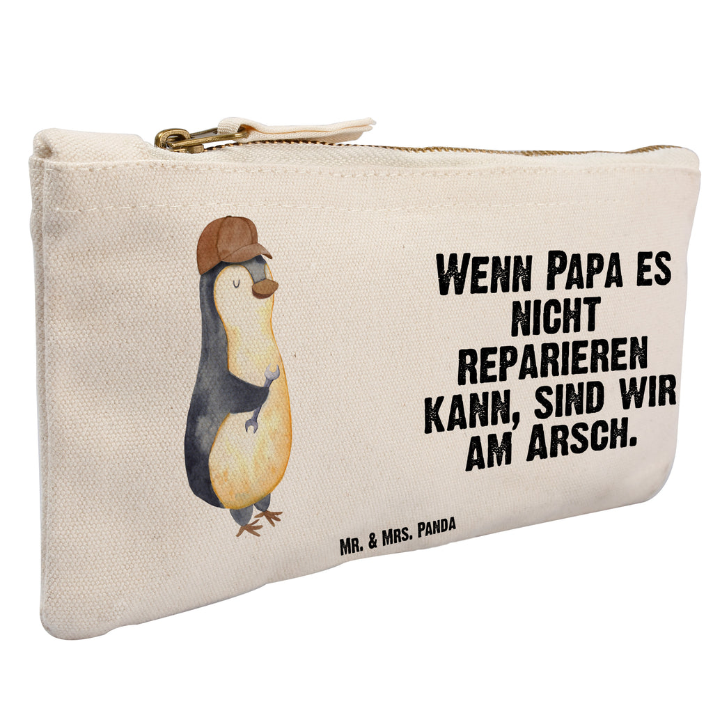 Schminktasche Wenn Papa es nicht reparieren kann, sind wir am Arsch Schminktasche, Kosmetiktasche, Kosmetikbeutel, Stiftemäppchen, Etui, Federmappe, Makeup, XXL, Schminketui, Kosmetiketui, Schlamperetui, Familie, Vatertag, Muttertag, Bruder, Schwester, Mama, Papa, Oma, Opa, Vater, Geschenk Papa, Bester Papa der Welt