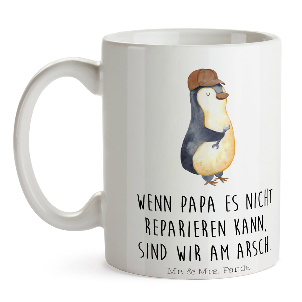 Tasse Wenn Papa es nicht reparieren kann, sind wir am Arsch Papa, Vater, Vatertag, Geschenk Papa, Bester Papa der Welt Becher, Kaffeetasse, Kaffeebecher, Tee, Frühstück, Büro  Familie, Vatertag, Muttertag, Bruder, Schwester, Mama, Papa, Oma, Opa