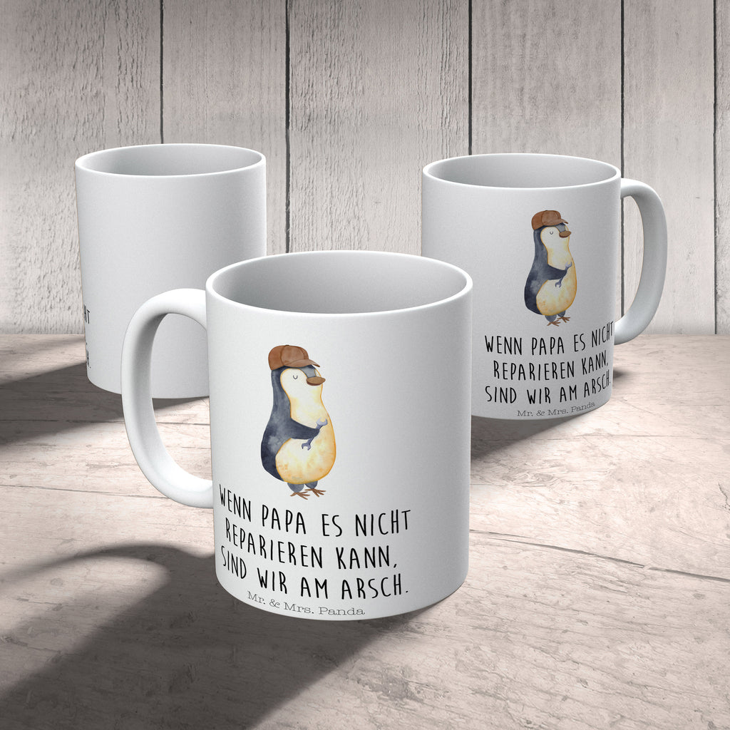 Tasse Wenn Papa es nicht reparieren kann, sind wir am Arsch Papa, Vater, Vatertag, Geschenk Papa, Bester Papa der Welt Becher, Kaffeetasse, Kaffeebecher, Tee, Frühstück, Büro  Familie, Vatertag, Muttertag, Bruder, Schwester, Mama, Papa, Oma, Opa