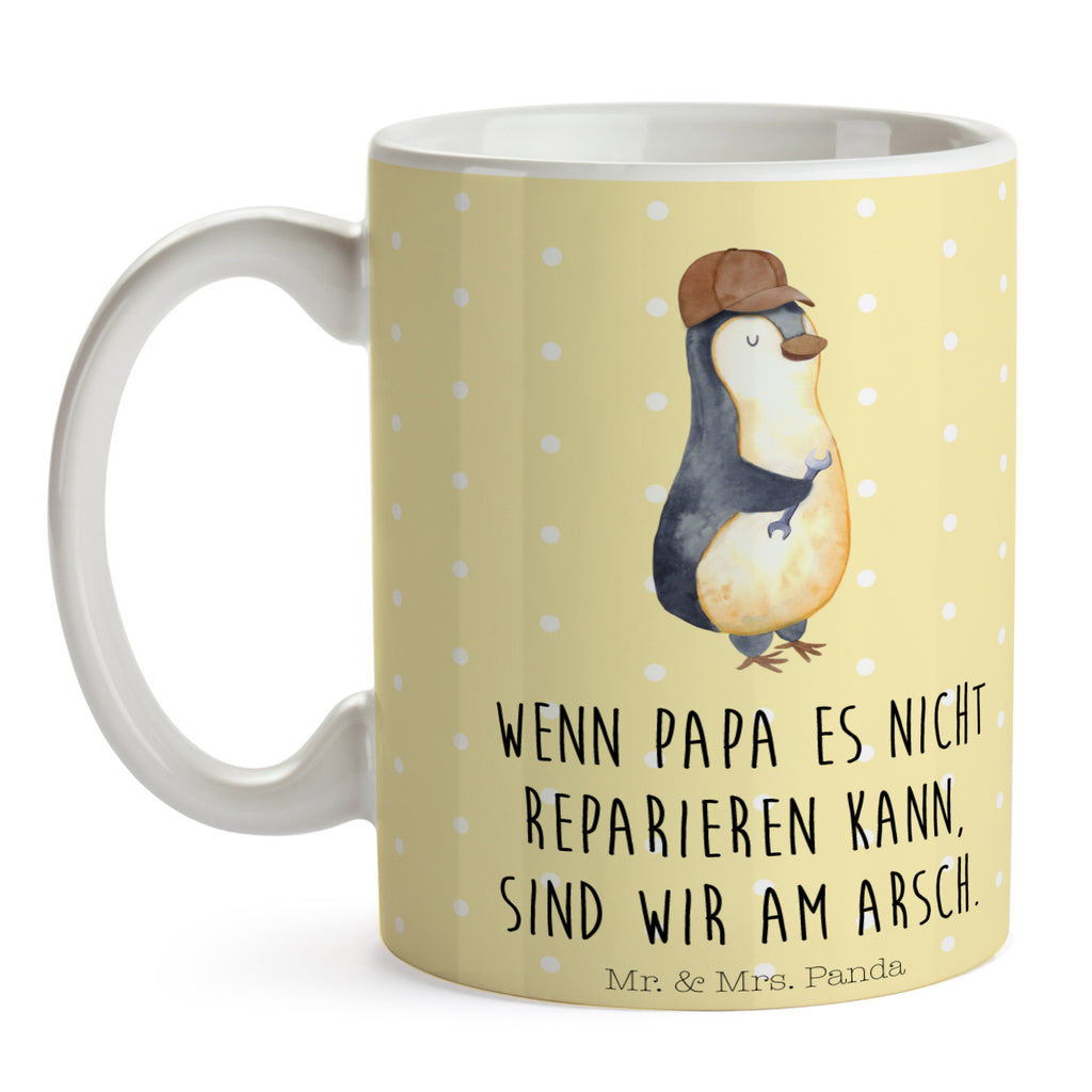 Tasse Wenn Papa es nicht reparieren kann, sind wir am Arsch Papa, Vater, Vatertag, Geschenk Papa, Bester Papa der Welt Becher, Kaffeetasse, Kaffeebecher, Tee, Frühstück, Büro  Familie, Vatertag, Muttertag, Bruder, Schwester, Mama, Papa, Oma, Opa