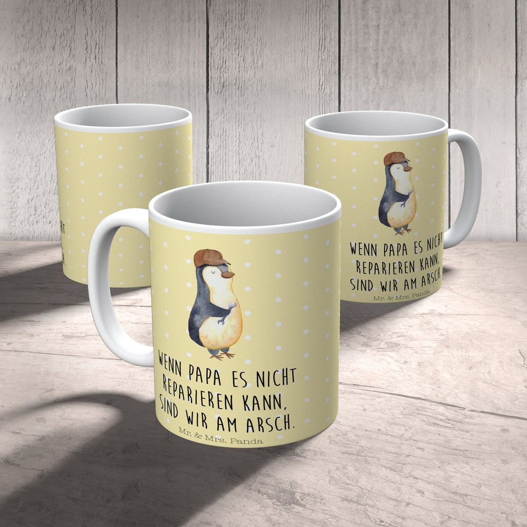 Tasse Wenn Papa es nicht reparieren kann, sind wir am Arsch Papa, Vater, Vatertag, Geschenk Papa, Bester Papa der Welt Becher, Kaffeetasse, Kaffeebecher, Tee, Frühstück, Büro  Familie, Vatertag, Muttertag, Bruder, Schwester, Mama, Papa, Oma, Opa