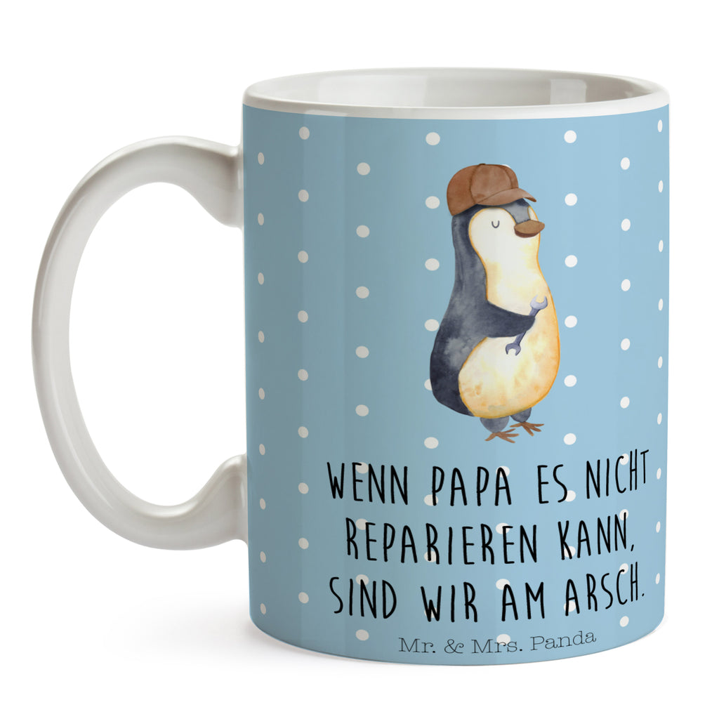 Tasse Wenn Papa es nicht reparieren kann, sind wir am Arsch Papa, Vater, Vatertag, Geschenk Papa, Bester Papa der Welt Becher, Kaffeetasse, Kaffeebecher, Tee, Frühstück, Büro  Familie, Vatertag, Muttertag, Bruder, Schwester, Mama, Papa, Oma, Opa