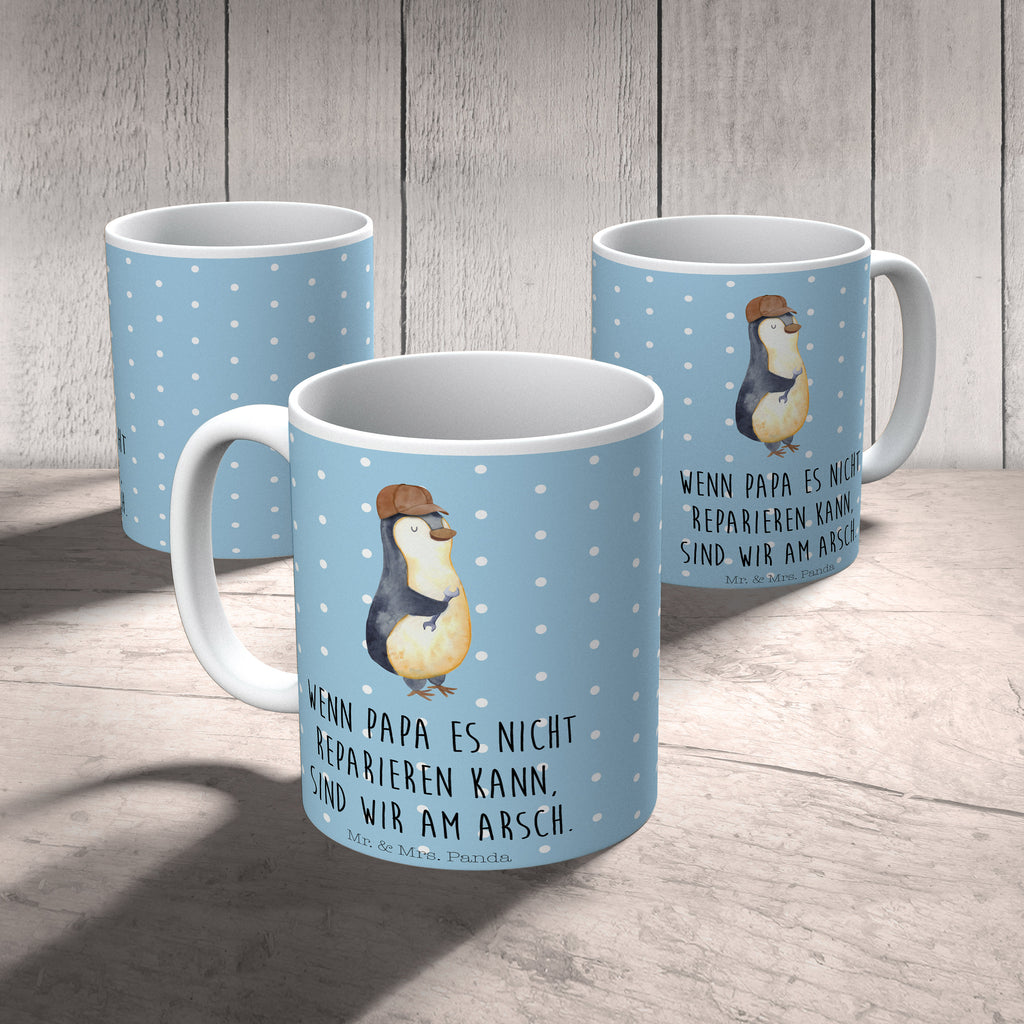 Tasse Wenn Papa es nicht reparieren kann, sind wir am Arsch Papa, Vater, Vatertag, Geschenk Papa, Bester Papa der Welt Becher, Kaffeetasse, Kaffeebecher, Tee, Frühstück, Büro  Familie, Vatertag, Muttertag, Bruder, Schwester, Mama, Papa, Oma, Opa