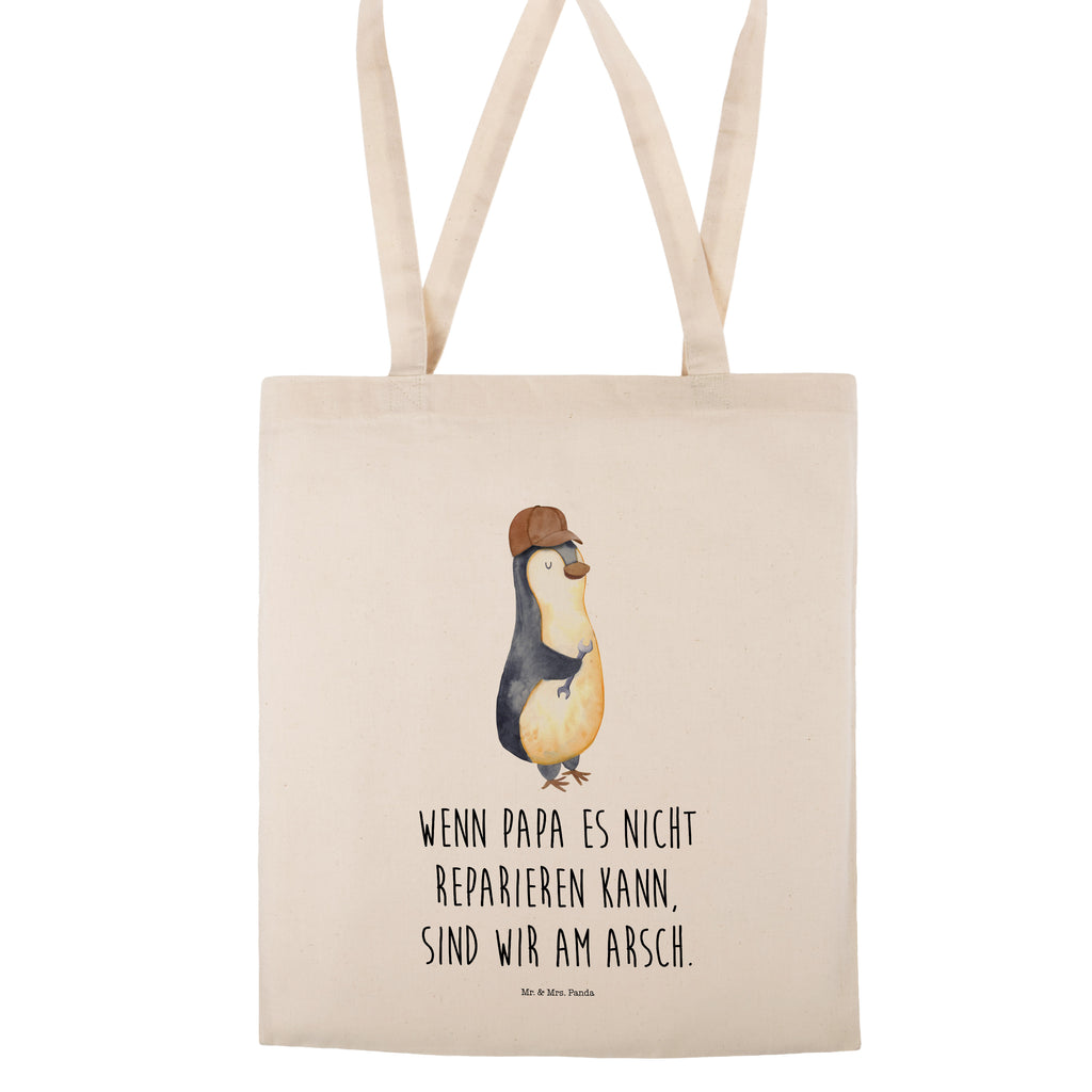 Tragetasche Wenn Papa es nicht reparieren kann, sind wir am Arsch Beuteltasche, Beutel, Einkaufstasche, Jutebeutel, Stoffbeutel, Familie, Vatertag, Muttertag, Bruder, Schwester, Mama, Papa, Oma, Opa, Vater, Geschenk Papa, Bester Papa der Welt