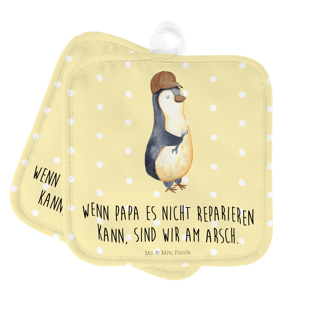 2er Set Topflappen  Wenn Papa es nicht reparieren kann, sind wir am Arsch Topflappen, Topfuntersetzer, Ofenhandschuh, Topflappen Set, Topflappen lustig, Topflappen mit Spruch, Familie, Vatertag, Muttertag, Bruder, Schwester, Mama, Papa, Oma, Opa, Vater, Geschenk Papa, Bester Papa der Welt