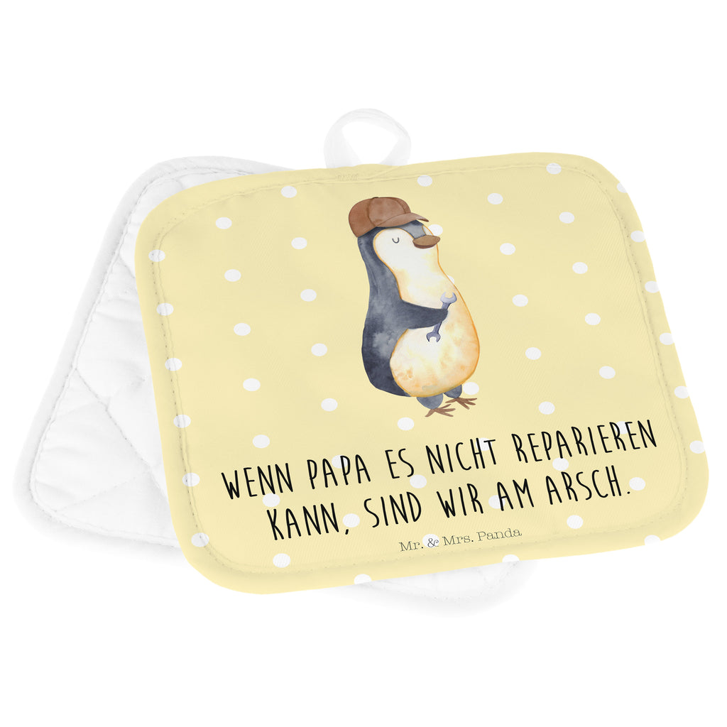 2er Set Topflappen  Wenn Papa es nicht reparieren kann, sind wir am Arsch Topflappen, Topfuntersetzer, Ofenhandschuh, Topflappen Set, Topflappen lustig, Topflappen mit Spruch, Familie, Vatertag, Muttertag, Bruder, Schwester, Mama, Papa, Oma, Opa, Vater, Geschenk Papa, Bester Papa der Welt