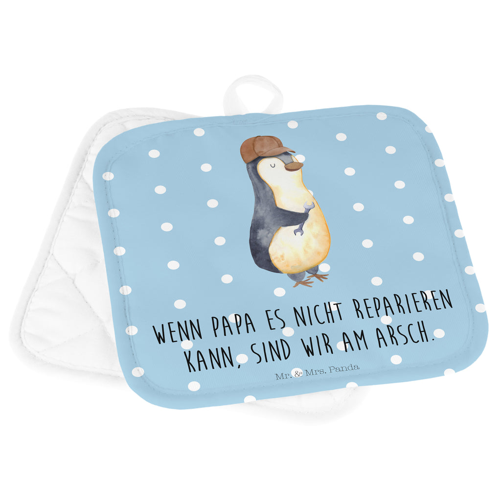 2er Set Topflappen  Wenn Papa es nicht reparieren kann, sind wir am Arsch Topflappen, Topfuntersetzer, Ofenhandschuh, Topflappen Set, Topflappen lustig, Topflappen mit Spruch, Familie, Vatertag, Muttertag, Bruder, Schwester, Mama, Papa, Oma, Opa, Vater, Geschenk Papa, Bester Papa der Welt