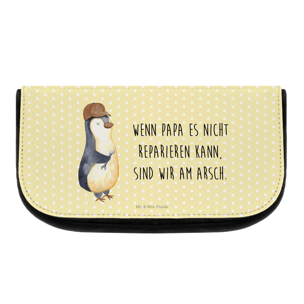 Kosmetiktasche Wenn Papa es nicht reparieren kann, sind wir am Arsch Kosmetikbeutel, Kulturtasche, Kulturbeutel, Schminktasche, Make-Up Tasche, Familie, Vatertag, Muttertag, Bruder, Schwester, Mama, Papa, Oma, Opa, Vater, Geschenk Papa, Bester Papa der Welt
