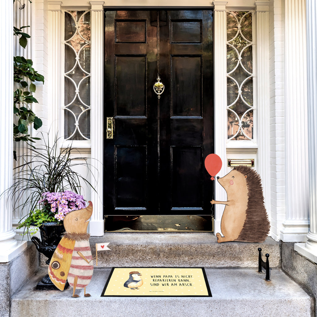 Fußmatte Wenn Papa es nicht reparieren kann, sind wir am Arsch Papa, Vater, Vatertag, Geschenk Papa, Bester Papa der Welt Türvorleger, Schmutzmatte, Fußabtreter, Matte, Schmutzfänger, Fußabstreifer, Schmutzfangmatte, Türmatte, Motivfußmatte,  Haustürmatte, Vorleger  Familie, Vatertag, Muttertag, Bruder, Schwester, Mama, Papa, Oma, Opa