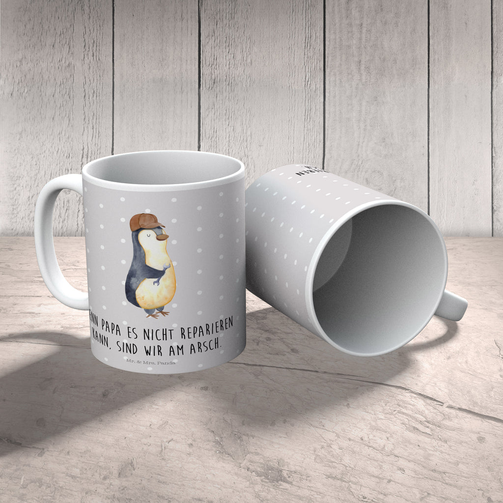 Kindertasse Wenn Papa es nicht reparieren kann, sind wir am Arsch Kunststoff Tasse, Kindergarten, Tasse, Trinkbecher, Camping Becher, Kaffeetasse, Kunststoffbecher, Kindergartenbecher, Outdoorgeschirr, Kunststoffgeschirr, Reisebecher, Reisetasse, Kinderbecher, Familie, Vatertag, Muttertag, Bruder, Schwester, Mama, Papa, Oma, Opa, Vater, Geschenk Papa, Bester Papa der Welt