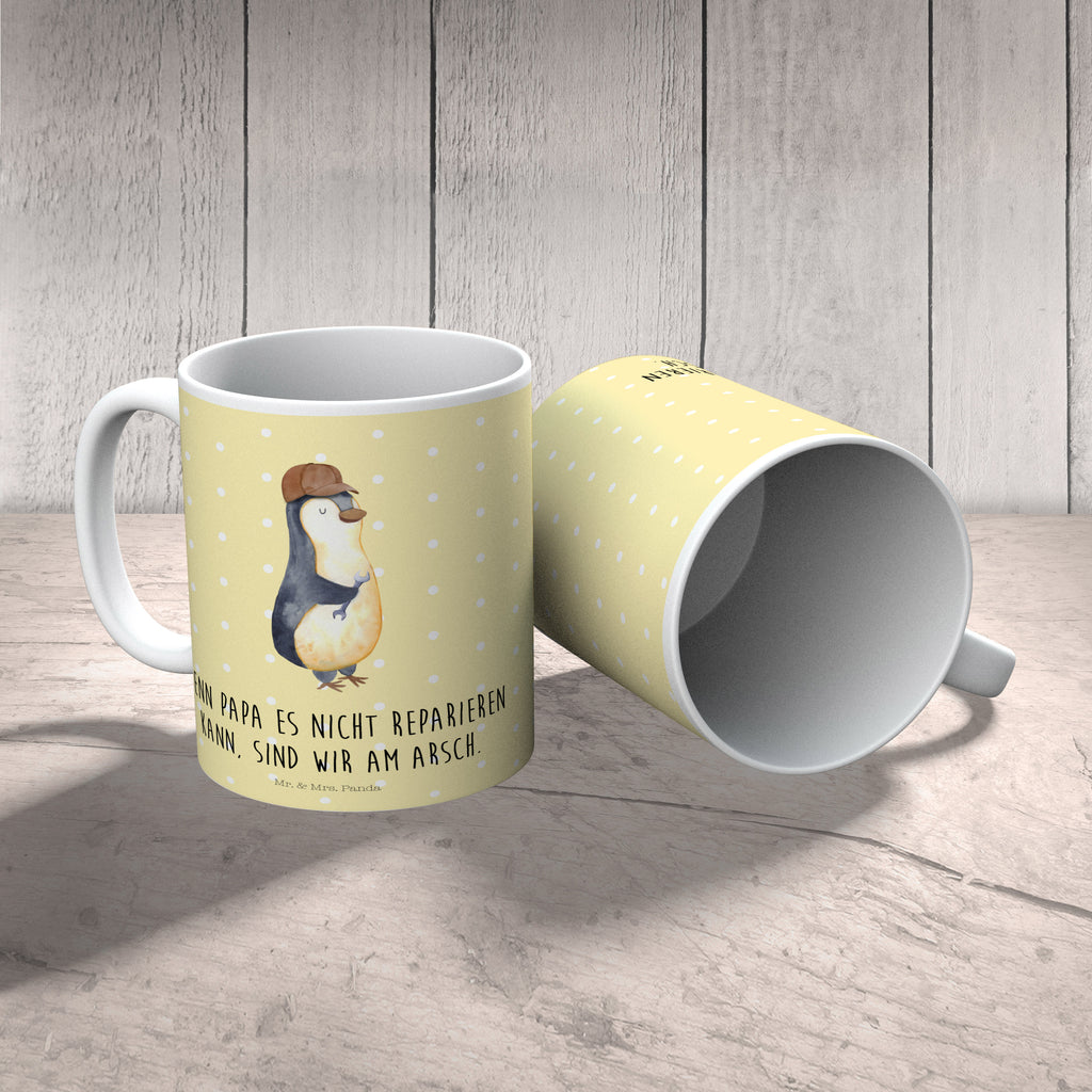 Kindertasse Wenn Papa es nicht reparieren kann, sind wir am Arsch Kunststoff Tasse, Kindergarten, Tasse, Trinkbecher, Camping Becher, Kaffeetasse, Kunststoffbecher, Kindergartenbecher, Outdoorgeschirr, Kunststoffgeschirr, Reisebecher, Reisetasse, Kinderbecher, Familie, Vatertag, Muttertag, Bruder, Schwester, Mama, Papa, Oma, Opa, Vater, Geschenk Papa, Bester Papa der Welt