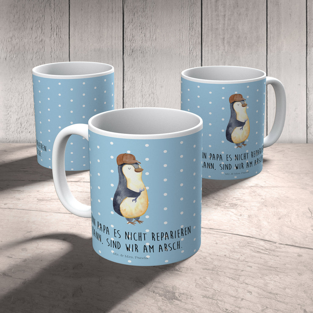 Kindertasse Wenn Papa es nicht reparieren kann, sind wir am Arsch Kunststoff Tasse, Kindergarten, Tasse, Trinkbecher, Camping Becher, Kaffeetasse, Kunststoffbecher, Kindergartenbecher, Outdoorgeschirr, Kunststoffgeschirr, Reisebecher, Reisetasse, Kinderbecher, Familie, Vatertag, Muttertag, Bruder, Schwester, Mama, Papa, Oma, Opa, Vater, Geschenk Papa, Bester Papa der Welt