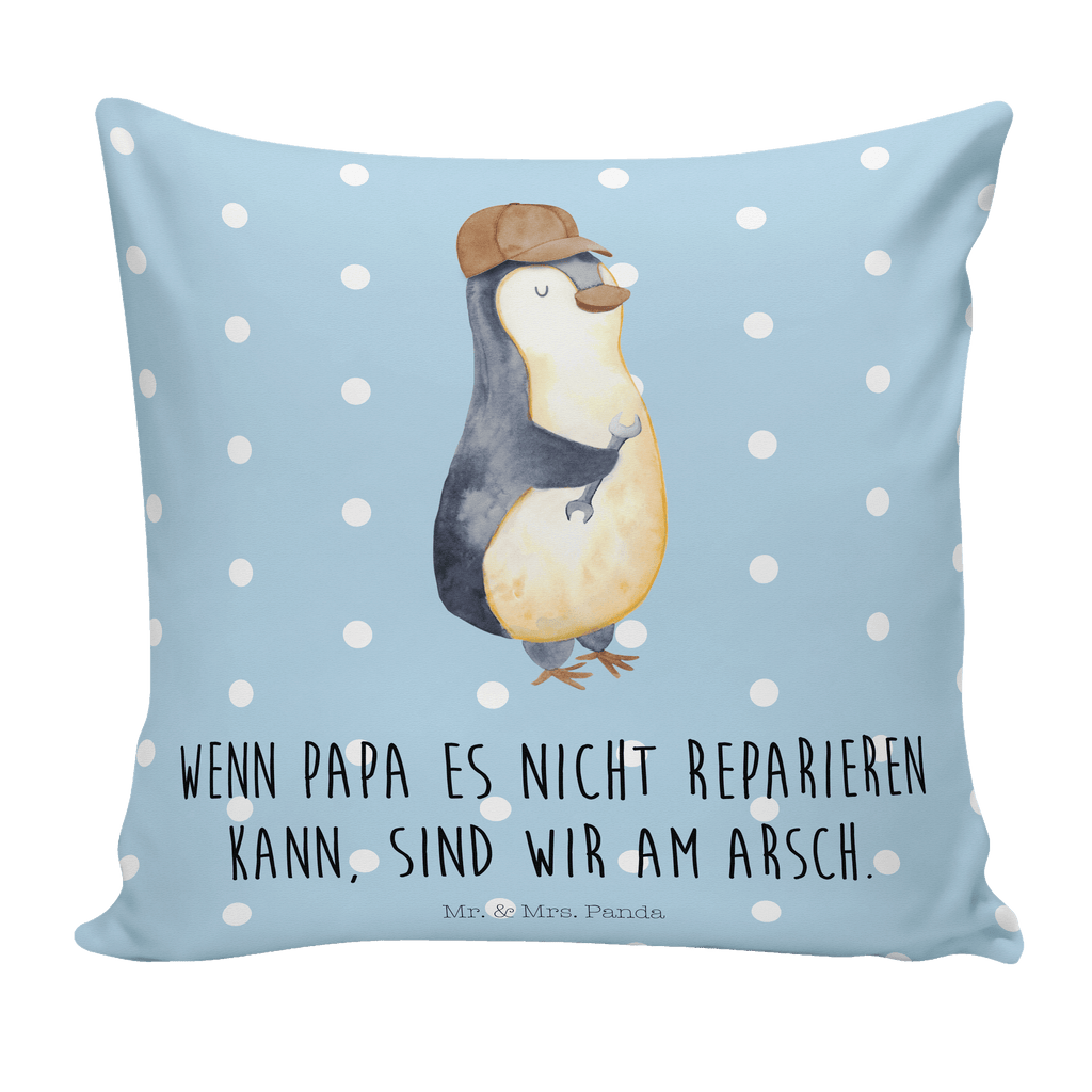 40x40 Kissen Wenn Papa es nicht reparieren kann, sind wir am Arsch Kissenhülle, Kopfkissen, Sofakissen, Dekokissen, Motivkissen, Familie, Vatertag, Muttertag, Bruder, Schwester, Mama, Papa, Oma, Opa, Vater, Geschenk Papa, Bester Papa der Welt