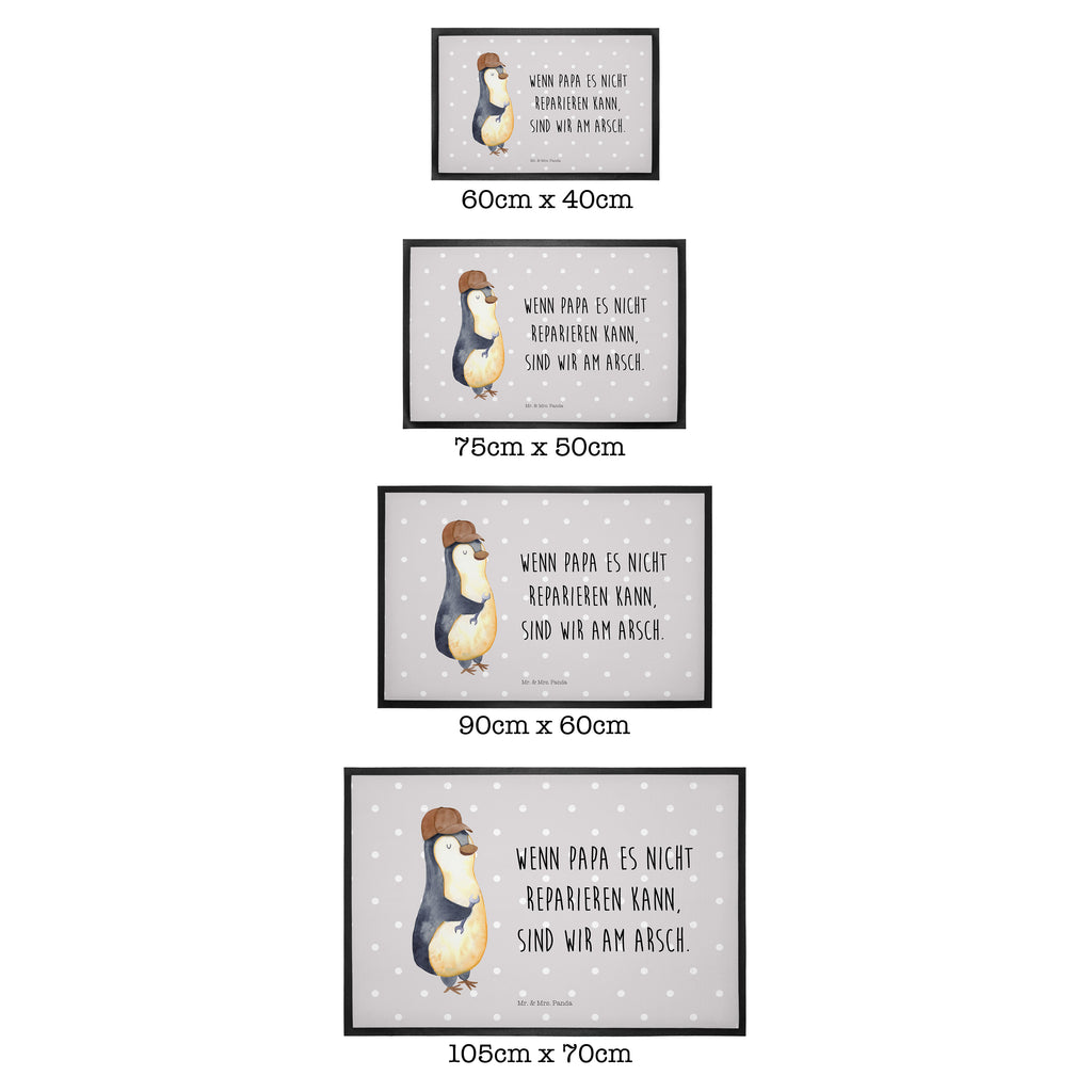 Fußmatte Wenn Papa es nicht reparieren kann, sind wir am Arsch Papa, Vater, Vatertag, Geschenk Papa, Bester Papa der Welt Türvorleger, Schmutzmatte, Fußabtreter, Matte, Schmutzfänger, Fußabstreifer, Schmutzfangmatte, Türmatte, Motivfußmatte,  Haustürmatte, Vorleger  Familie, Vatertag, Muttertag, Bruder, Schwester, Mama, Papa, Oma, Opa