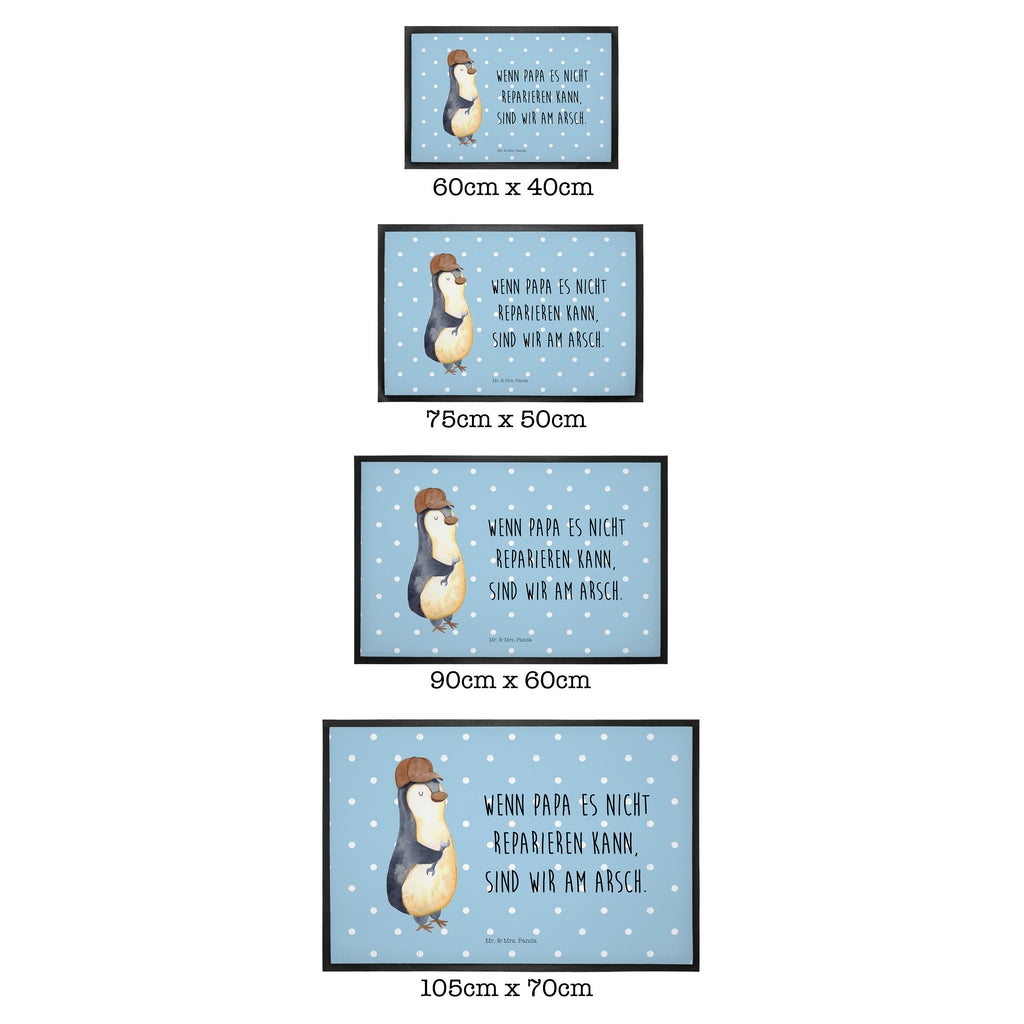 Fußmatte Wenn Papa es nicht reparieren kann, sind wir am Arsch Papa, Vater, Vatertag, Geschenk Papa, Bester Papa der Welt Türvorleger, Schmutzmatte, Fußabtreter, Matte, Schmutzfänger, Fußabstreifer, Schmutzfangmatte, Türmatte, Motivfußmatte,  Haustürmatte, Vorleger  Familie, Vatertag, Muttertag, Bruder, Schwester, Mama, Papa, Oma, Opa