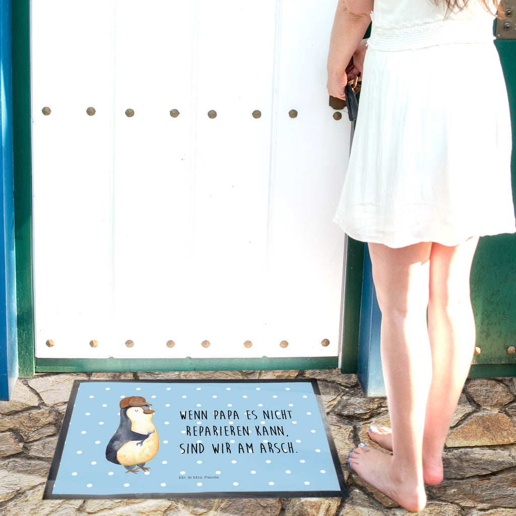 Fußmatte Wenn Papa es nicht reparieren kann, sind wir am Arsch Papa, Vater, Vatertag, Geschenk Papa, Bester Papa der Welt Türvorleger, Schmutzmatte, Fußabtreter, Matte, Schmutzfänger, Fußabstreifer, Schmutzfangmatte, Türmatte, Motivfußmatte,  Haustürmatte, Vorleger  Familie, Vatertag, Muttertag, Bruder, Schwester, Mama, Papa, Oma, Opa