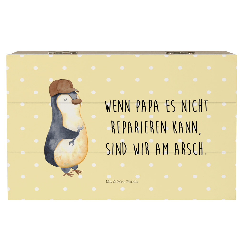 Holzkiste Wenn Papa es nicht reparieren kann, sind wir am Arsch Holzkiste, Kiste, Schatzkiste, Truhe, Schatulle, XXL, Erinnerungsbox, Erinnerungskiste, Dekokiste, Aufbewahrungsbox, Familie, Vatertag, Muttertag, Bruder, Schwester, Mama, Papa, Oma, Opa, Vater, Geschenk Papa, Bester Papa der Welt