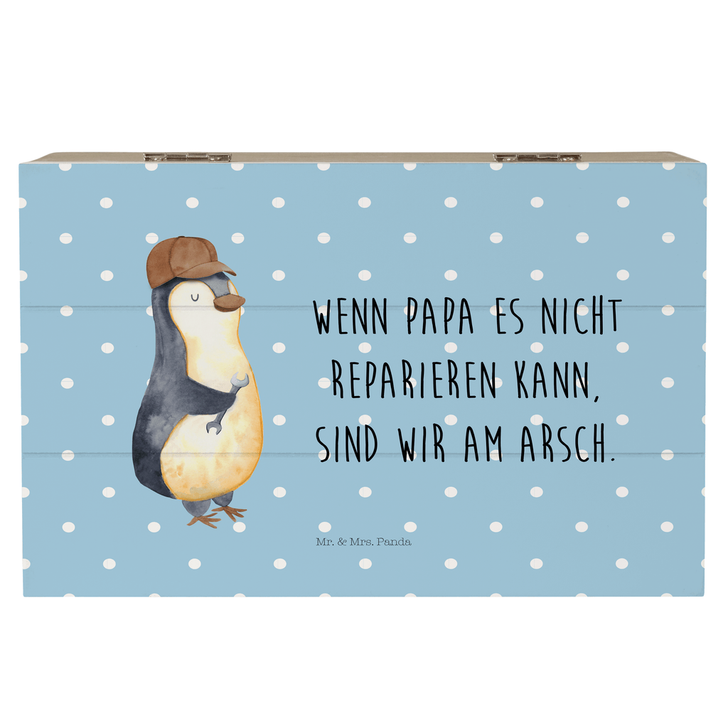 Holzkiste Wenn Papa es nicht reparieren kann, sind wir am Arsch Holzkiste, Kiste, Schatzkiste, Truhe, Schatulle, XXL, Erinnerungsbox, Erinnerungskiste, Dekokiste, Aufbewahrungsbox, Familie, Vatertag, Muttertag, Bruder, Schwester, Mama, Papa, Oma, Opa, Vater, Geschenk Papa, Bester Papa der Welt