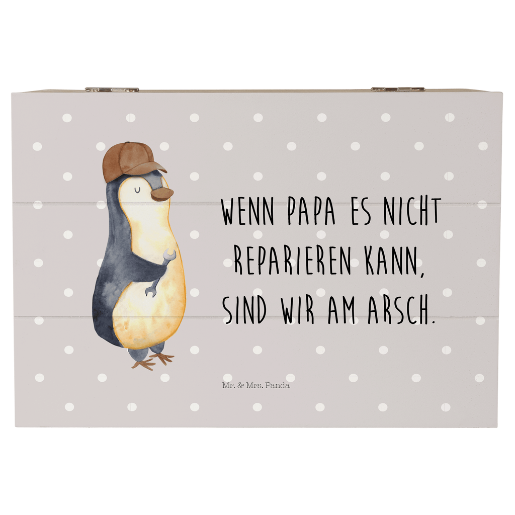 Holzkiste Wenn Papa es nicht reparieren kann, sind wir am Arsch Holzkiste, Kiste, Schatzkiste, Truhe, Schatulle, XXL, Erinnerungsbox, Erinnerungskiste, Dekokiste, Aufbewahrungsbox, Familie, Vatertag, Muttertag, Bruder, Schwester, Mama, Papa, Oma, Opa, Vater, Geschenk Papa, Bester Papa der Welt
