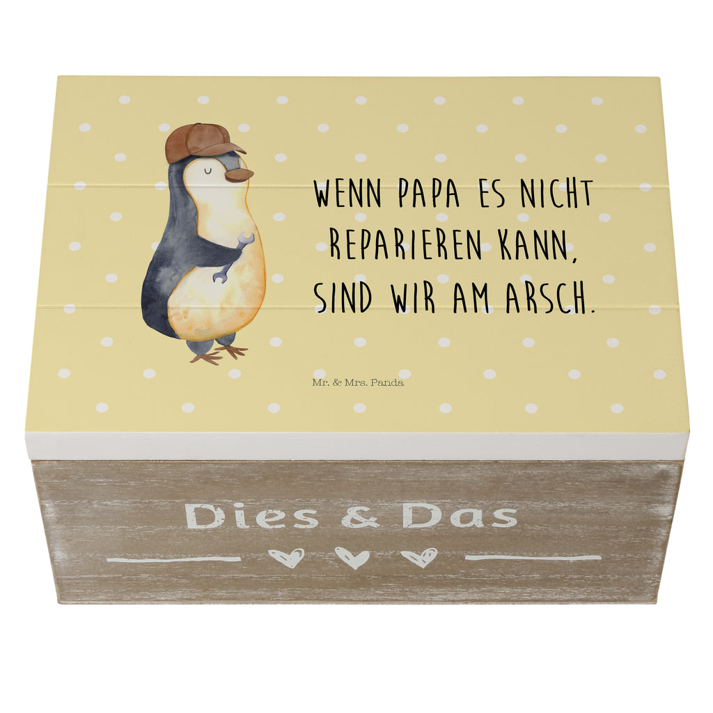 Holzkiste Wenn Papa es nicht reparieren kann, sind wir am Arsch Holzkiste, Kiste, Schatzkiste, Truhe, Schatulle, XXL, Erinnerungsbox, Erinnerungskiste, Dekokiste, Aufbewahrungsbox, Familie, Vatertag, Muttertag, Bruder, Schwester, Mama, Papa, Oma, Opa, Vater, Geschenk Papa, Bester Papa der Welt