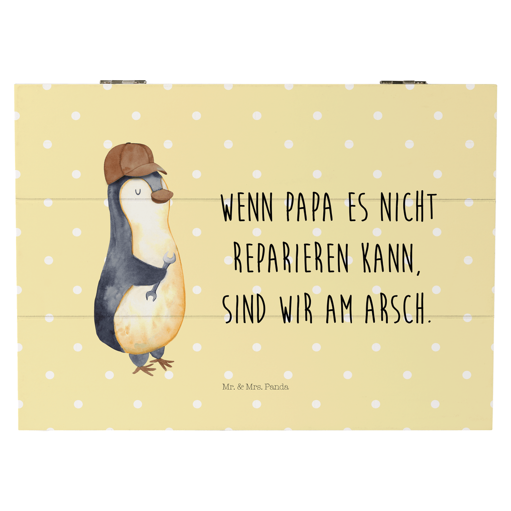 Holzkiste Wenn Papa es nicht reparieren kann, sind wir am Arsch Holzkiste, Kiste, Schatzkiste, Truhe, Schatulle, XXL, Erinnerungsbox, Erinnerungskiste, Dekokiste, Aufbewahrungsbox, Familie, Vatertag, Muttertag, Bruder, Schwester, Mama, Papa, Oma, Opa, Vater, Geschenk Papa, Bester Papa der Welt