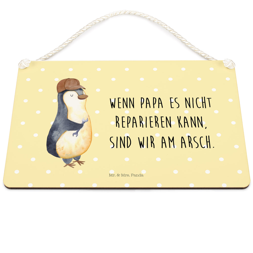 Deko Schild Wenn Papa es nicht reparieren kann, sind wir am Arsch Dekoschild, Deko Schild, Schild, Tür Schild, Türschild, Holzschild, Wandschild, Wanddeko, Familie, Vatertag, Muttertag, Bruder, Schwester, Mama, Papa, Oma, Opa, Vater, Geschenk Papa, Bester Papa der Welt