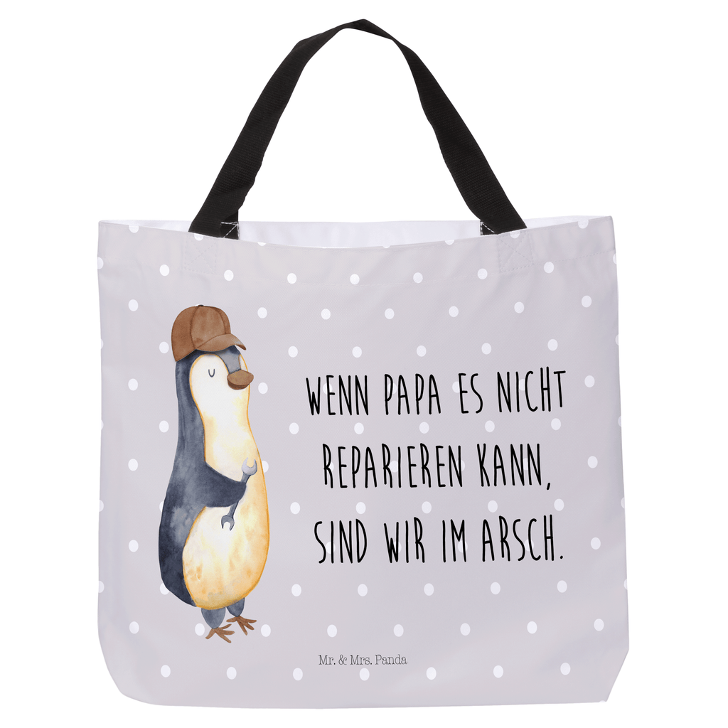 Shopper Wenn Papa es nicht reparieren kann, sind wir am Arsch Beutel, Einkaufstasche, Tasche, Strandtasche, Einkaufsbeutel, Shopper, Schultasche, Freizeittasche, Tragebeutel, Schulbeutel, Alltagstasche, Familie, Vatertag, Muttertag, Bruder, Schwester, Mama, Papa, Oma, Opa, Vater, Geschenk Papa, Bester Papa der Welt