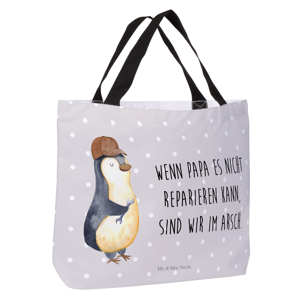 Shopper Wenn Papa es nicht reparieren kann, sind wir am Arsch Beutel, Einkaufstasche, Tasche, Strandtasche, Einkaufsbeutel, Shopper, Schultasche, Freizeittasche, Tragebeutel, Schulbeutel, Alltagstasche, Familie, Vatertag, Muttertag, Bruder, Schwester, Mama, Papa, Oma, Opa, Vater, Geschenk Papa, Bester Papa der Welt