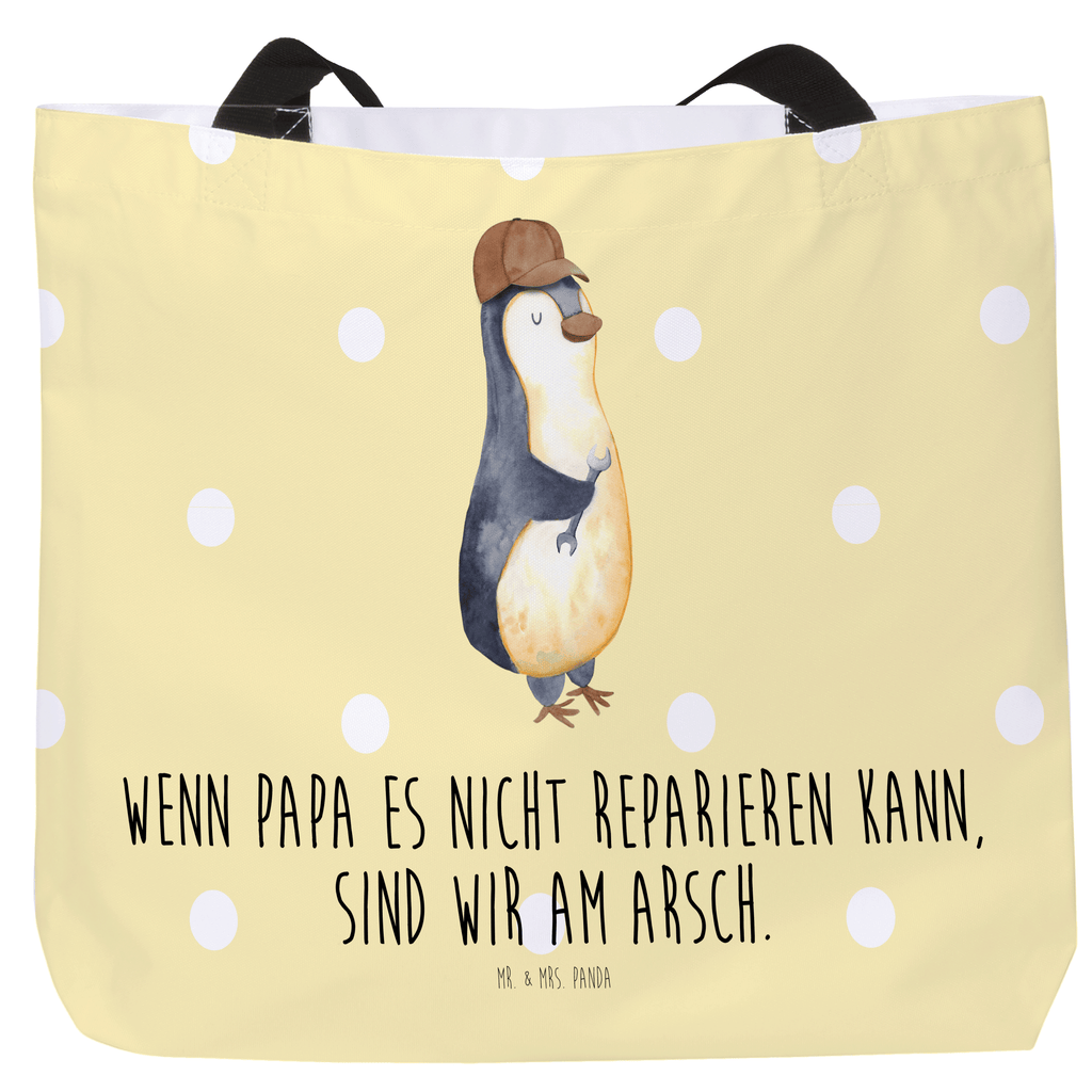 Shopper Wenn Papa es nicht reparieren kann, sind wir am Arsch Beutel, Einkaufstasche, Tasche, Strandtasche, Einkaufsbeutel, Shopper, Schultasche, Freizeittasche, Tragebeutel, Schulbeutel, Alltagstasche, Familie, Vatertag, Muttertag, Bruder, Schwester, Mama, Papa, Oma, Opa, Vater, Geschenk Papa, Bester Papa der Welt
