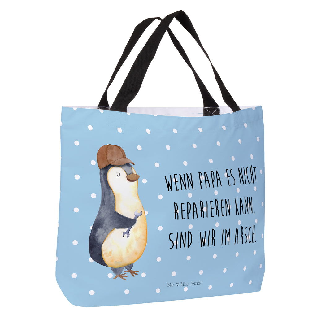 Shopper Wenn Papa es nicht reparieren kann, sind wir am Arsch Beutel, Einkaufstasche, Tasche, Strandtasche, Einkaufsbeutel, Shopper, Schultasche, Freizeittasche, Tragebeutel, Schulbeutel, Alltagstasche, Familie, Vatertag, Muttertag, Bruder, Schwester, Mama, Papa, Oma, Opa, Vater, Geschenk Papa, Bester Papa der Welt