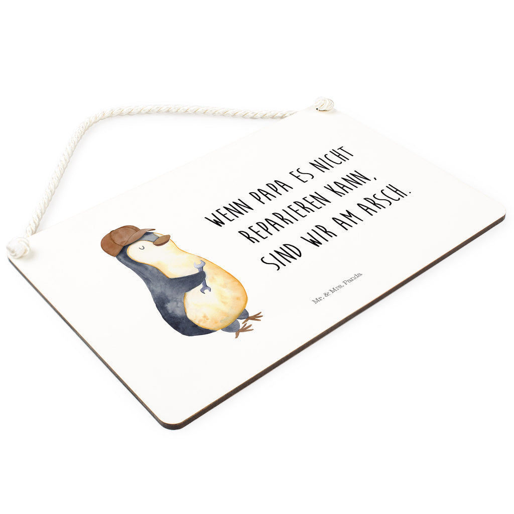 Deko Schild Wenn Papa es nicht reparieren kann, sind wir am Arsch Dekoschild, Deko Schild, Schild, Tür Schild, Türschild, Holzschild, Wandschild, Wanddeko, Familie, Vatertag, Muttertag, Bruder, Schwester, Mama, Papa, Oma, Opa, Vater, Geschenk Papa, Bester Papa der Welt