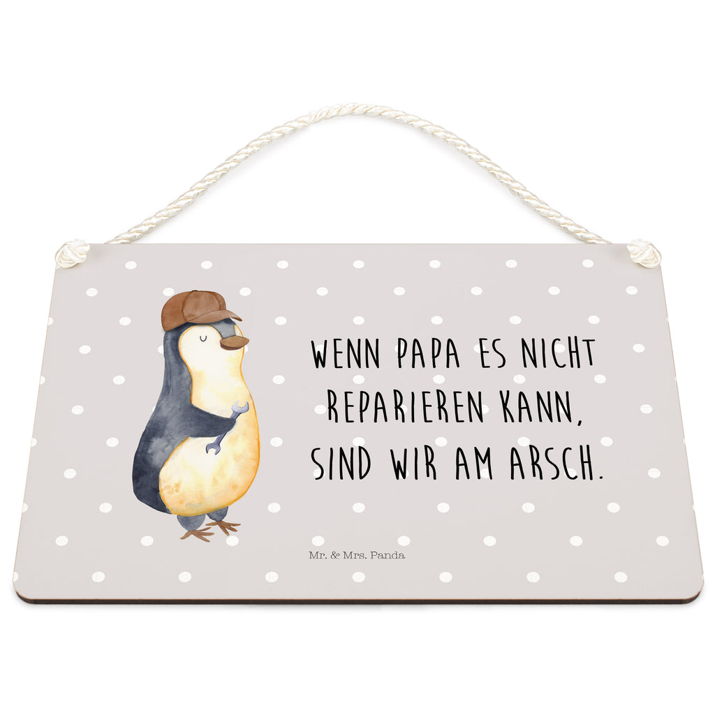 Deko Schild Wenn Papa es nicht reparieren kann, sind wir am Arsch Dekoschild, Deko Schild, Schild, Tür Schild, Türschild, Holzschild, Wandschild, Wanddeko, Familie, Vatertag, Muttertag, Bruder, Schwester, Mama, Papa, Oma, Opa, Vater, Geschenk Papa, Bester Papa der Welt