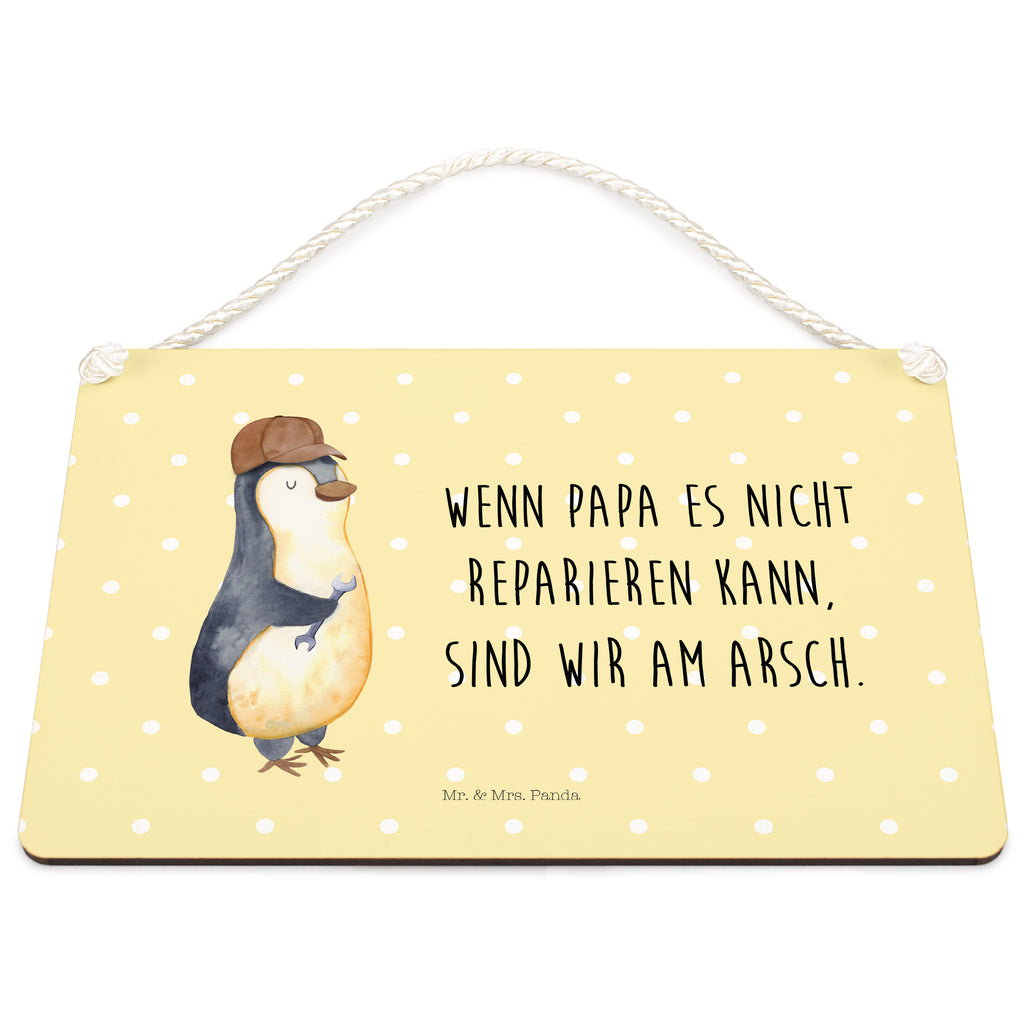 Deko Schild Wenn Papa es nicht reparieren kann, sind wir am Arsch Dekoschild, Deko Schild, Schild, Tür Schild, Türschild, Holzschild, Wandschild, Wanddeko, Familie, Vatertag, Muttertag, Bruder, Schwester, Mama, Papa, Oma, Opa, Vater, Geschenk Papa, Bester Papa der Welt