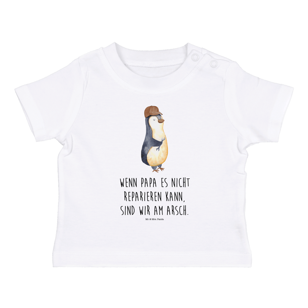 Organic Baby Shirt Wenn Papa es nicht reparieren kann, sind wir am Arsch Baby T-Shirt, Jungen Baby T-Shirt, Mädchen Baby T-Shirt, Shirt, Familie, Vatertag, Muttertag, Bruder, Schwester, Mama, Papa, Oma, Opa, Vater, Geschenk Papa, Bester Papa der Welt