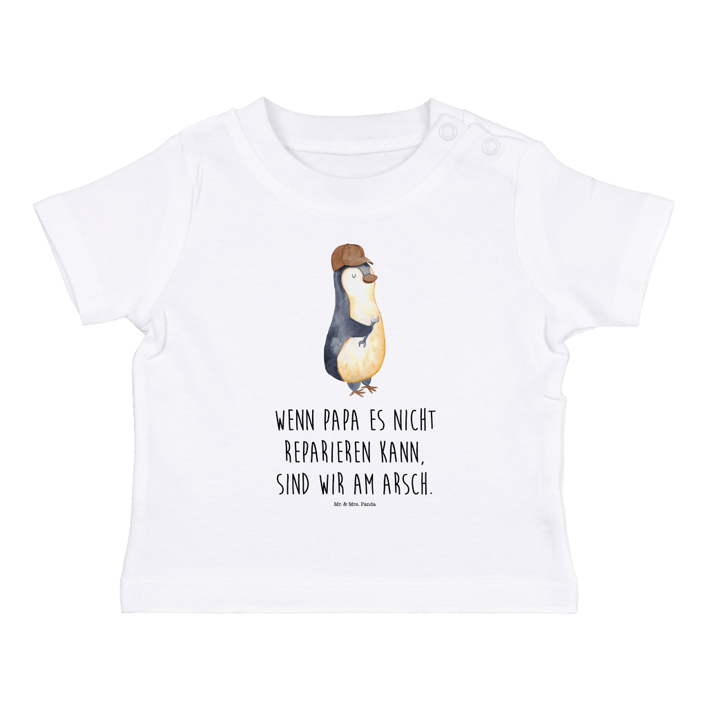 Organic Baby Shirt Wenn Papa es nicht reparieren kann, sind wir am Arsch Baby T-Shirt, Jungen Baby T-Shirt, Mädchen Baby T-Shirt, Shirt, Familie, Vatertag, Muttertag, Bruder, Schwester, Mama, Papa, Oma, Opa, Vater, Geschenk Papa, Bester Papa der Welt