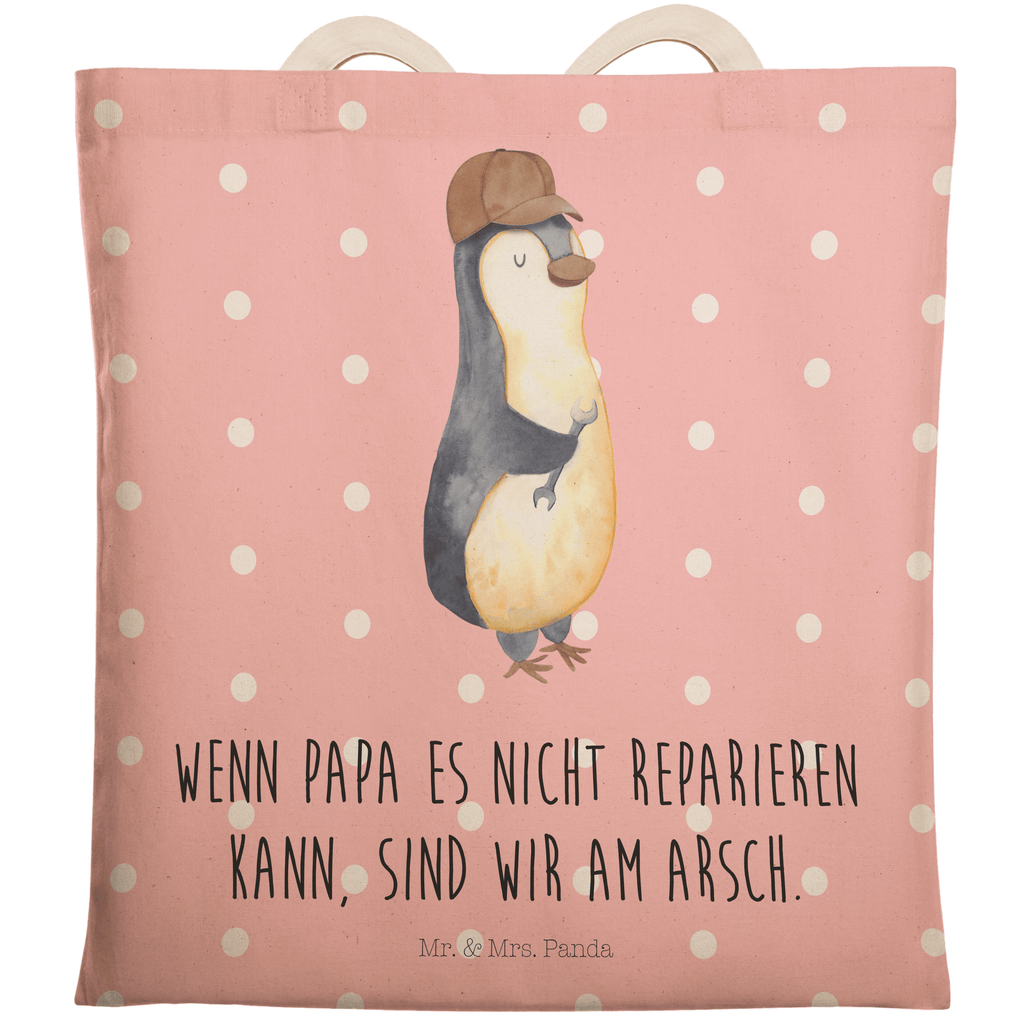 Einkaufstasche Wenn Papa es nicht reparieren kann, sind wir am Arsch Tragetasche, Tasche, Beutel, Stofftasche, Baumwolltasche, Umhängetasche, Shopper, Familie, Vatertag, Muttertag, Bruder, Schwester, Mama, Papa, Oma, Opa, Vater, Geschenk Papa, Bester Papa der Welt