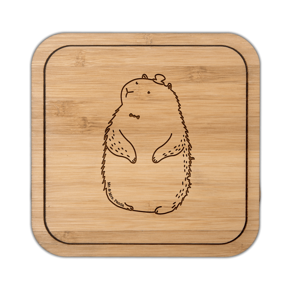 Untersetzer quadratisch Murmeltier Untersetzer, Bierdeckel, Glasuntersetzer, Untersetzer Gläser, Getränkeuntersetzer, Tiermotive, Gute Laune, lustige Sprüche, Tiere, Murmeltier, Knigge, Fröhlichkeit, Freundlichkeit, Respekt, Anstand