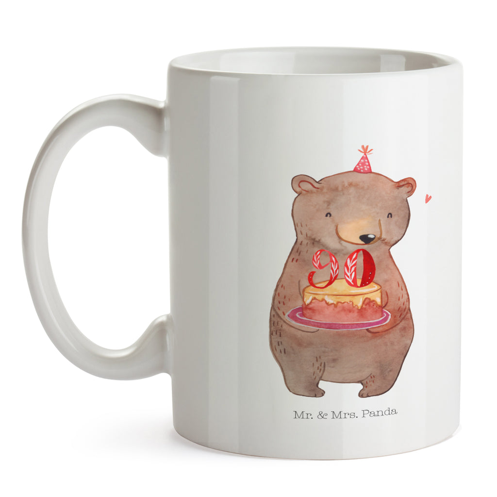 Tasse Bär Torte 90. Geburtstag Geburtstag, Party, Feiern, Torte, Kuchen, Geschenk Becher, Kaffeetasse, Kaffeebecher, Tee, Frühstück, Büro  Geburtstag, Geburtstagsgeschenk, Geschenk