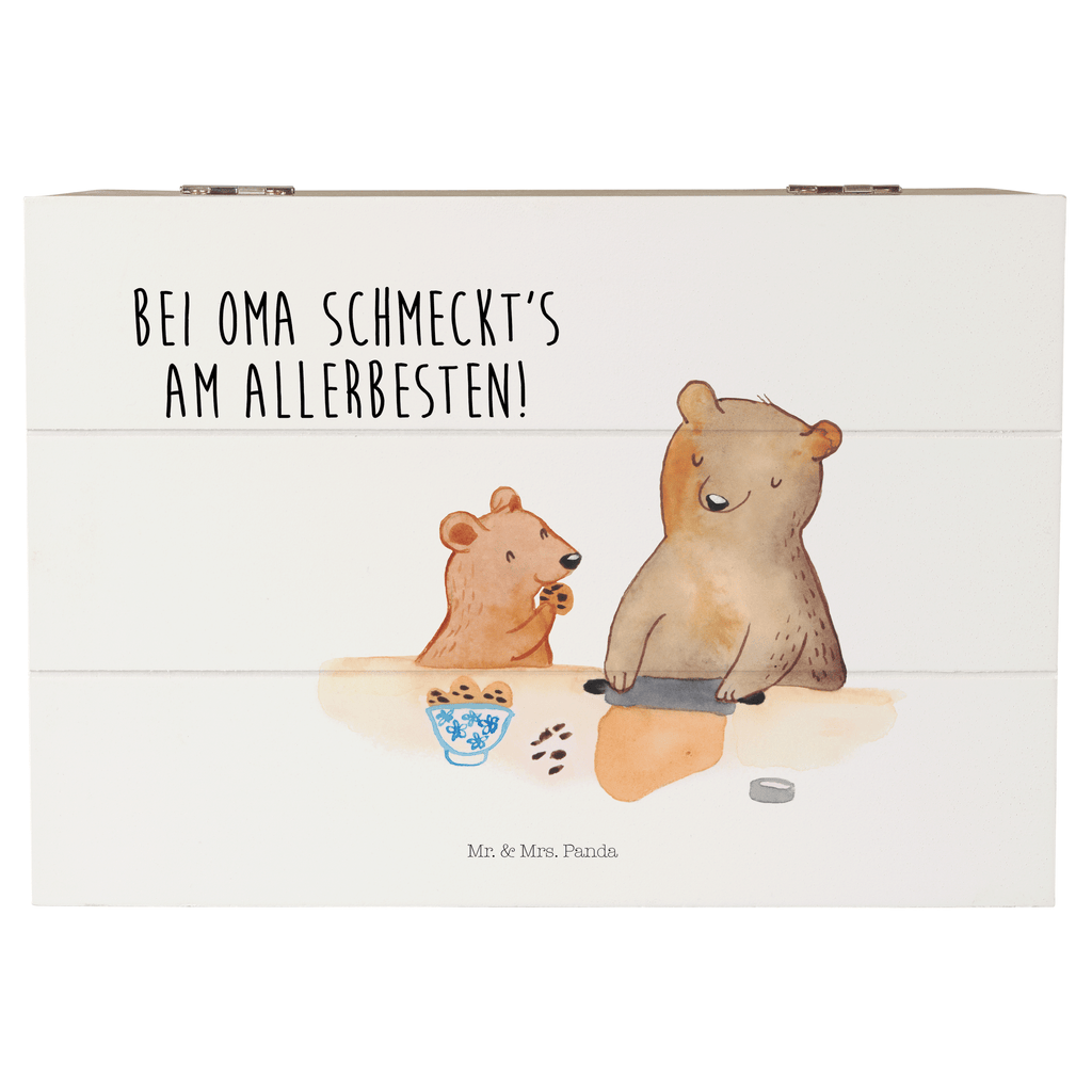 Holzkiste Oma Bär backen Holzkiste, Kiste, Schatzkiste, Truhe, Schatulle, XXL, Erinnerungsbox, Erinnerungskiste, Dekokiste, Aufbewahrungsbox, Familie, Vatertag, Muttertag, Bruder, Schwester, Mama, Papa, Oma, Opa, Omi, Lieblingsoma, Lieblingsomi, backen, kochen, beste Köchin