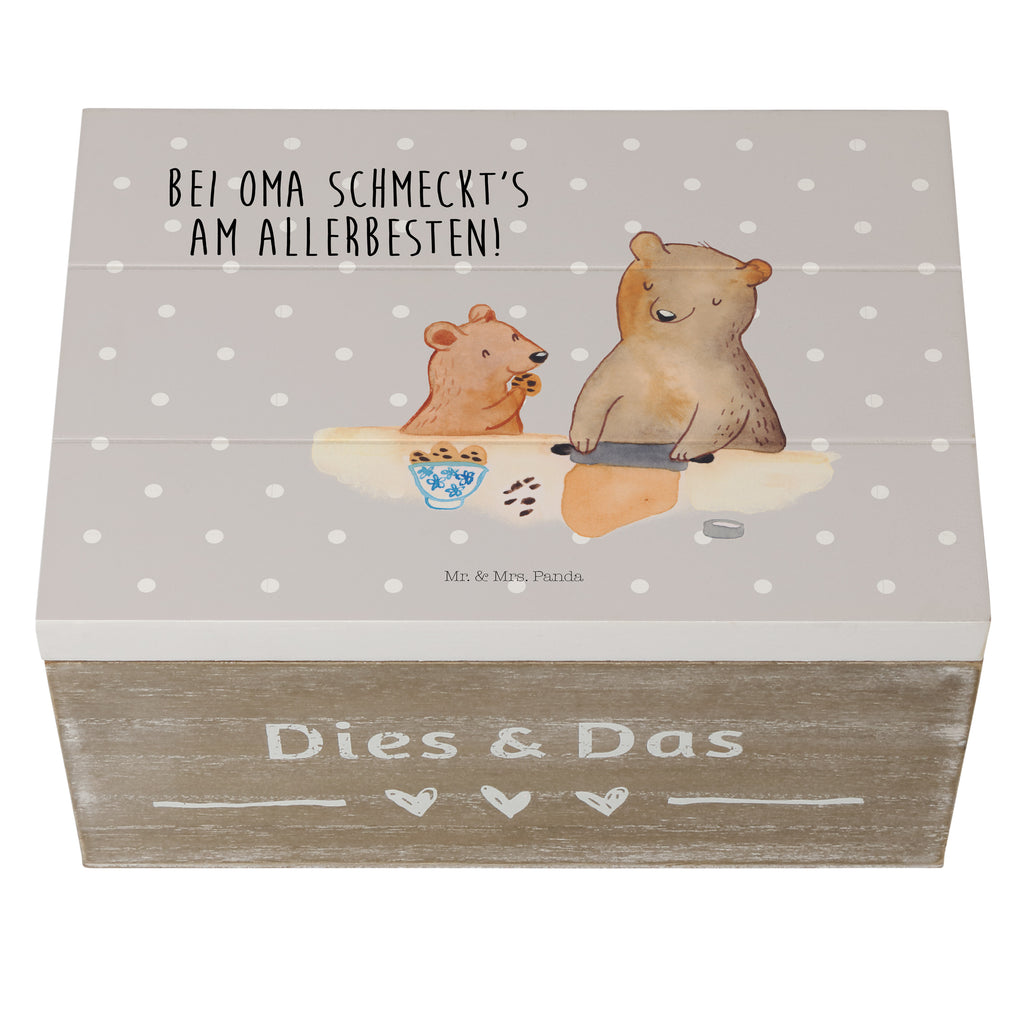 Holzkiste Oma Bär backen Holzkiste, Kiste, Schatzkiste, Truhe, Schatulle, XXL, Erinnerungsbox, Erinnerungskiste, Dekokiste, Aufbewahrungsbox, Familie, Vatertag, Muttertag, Bruder, Schwester, Mama, Papa, Oma, Opa, Omi, Lieblingsoma, Lieblingsomi, backen, kochen, beste Köchin