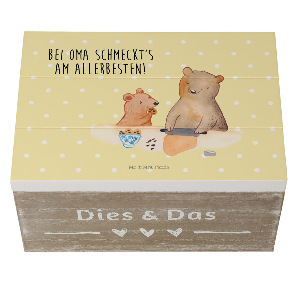 Holzkiste Oma Bär backen Holzkiste, Kiste, Schatzkiste, Truhe, Schatulle, XXL, Erinnerungsbox, Erinnerungskiste, Dekokiste, Aufbewahrungsbox, Familie, Vatertag, Muttertag, Bruder, Schwester, Mama, Papa, Oma, Opa, Omi, Lieblingsoma, Lieblingsomi, backen, kochen, beste Köchin