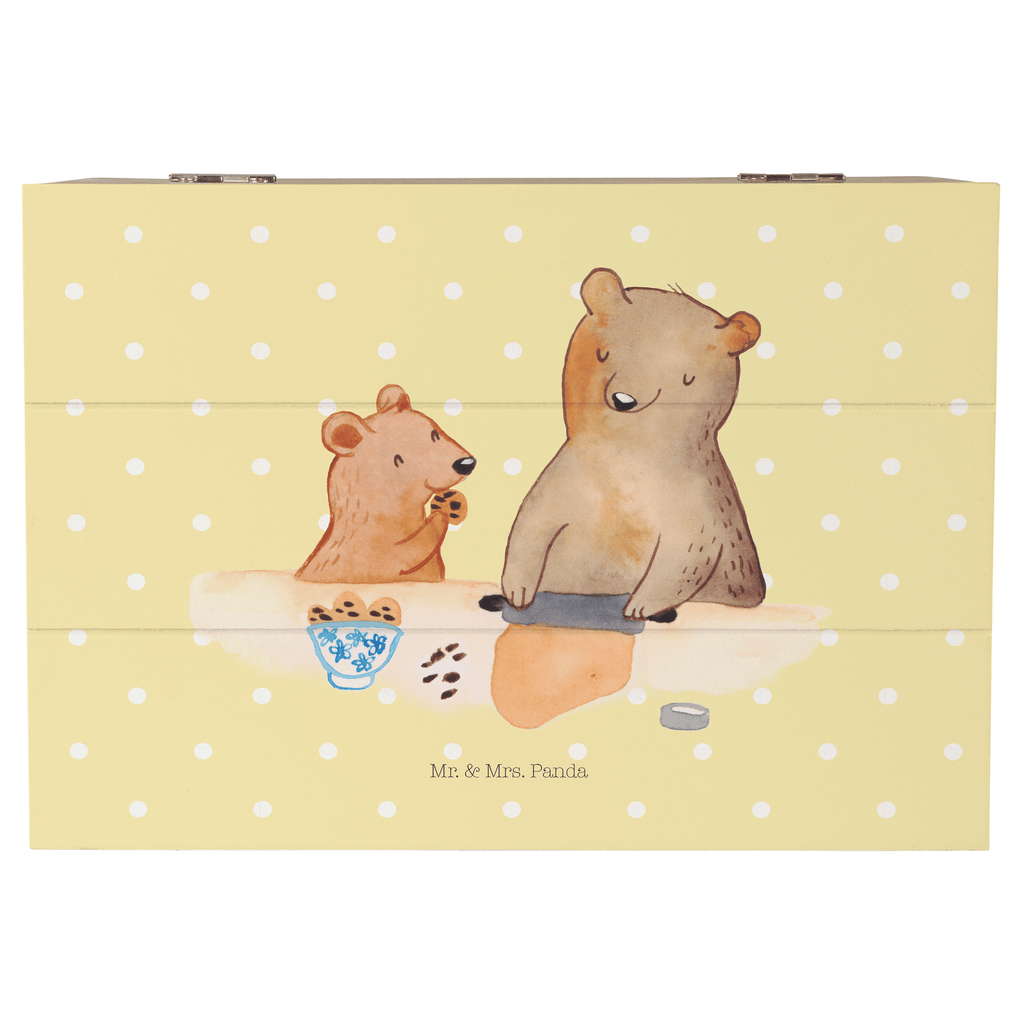 Holzkiste Oma Bär backen Holzkiste, Kiste, Schatzkiste, Truhe, Schatulle, XXL, Erinnerungsbox, Erinnerungskiste, Dekokiste, Aufbewahrungsbox, Familie, Vatertag, Muttertag, Bruder, Schwester, Mama, Papa, Oma, Opa, Omi, Lieblingsoma, Lieblingsomi, backen, kochen, beste Köchin