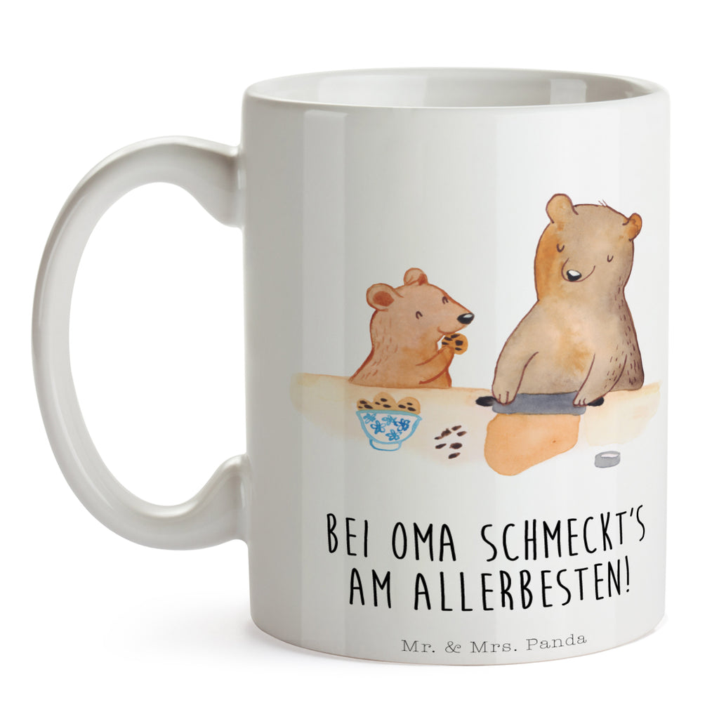 Tasse Oma Bär backen Oma, Omi, Lieblingsoma, Lieblingsomi, backen, kochen, beste Köchin Becher, Kaffeetasse, Kaffeebecher, Tee, Frühstück, Büro  Familie, Vatertag, Muttertag, Bruder, Schwester, Mama, Papa, Oma, Opa