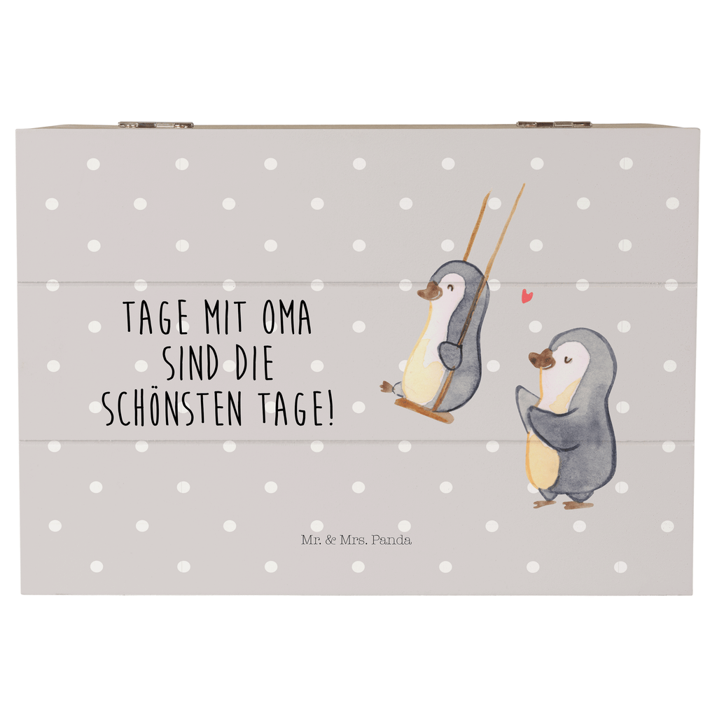 Holzkiste Pinguin Oma schaukeln Holzkiste, Kiste, Schatzkiste, Truhe, Schatulle, XXL, Erinnerungsbox, Erinnerungskiste, Dekokiste, Aufbewahrungsbox, Familie, Vatertag, Muttertag, Bruder, Schwester, Mama, Papa, Oma, Opa, beste Oma, Lieblingsoma, Geschenk für Oma, Omi, Großmutter