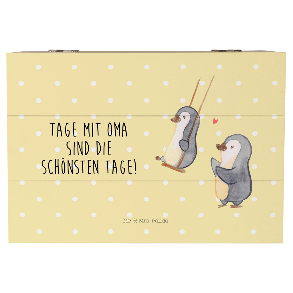 Holzkiste Pinguin Oma schaukeln Holzkiste, Kiste, Schatzkiste, Truhe, Schatulle, XXL, Erinnerungsbox, Erinnerungskiste, Dekokiste, Aufbewahrungsbox, Familie, Vatertag, Muttertag, Bruder, Schwester, Mama, Papa, Oma, Opa, beste Oma, Lieblingsoma, Geschenk für Oma, Omi, Großmutter