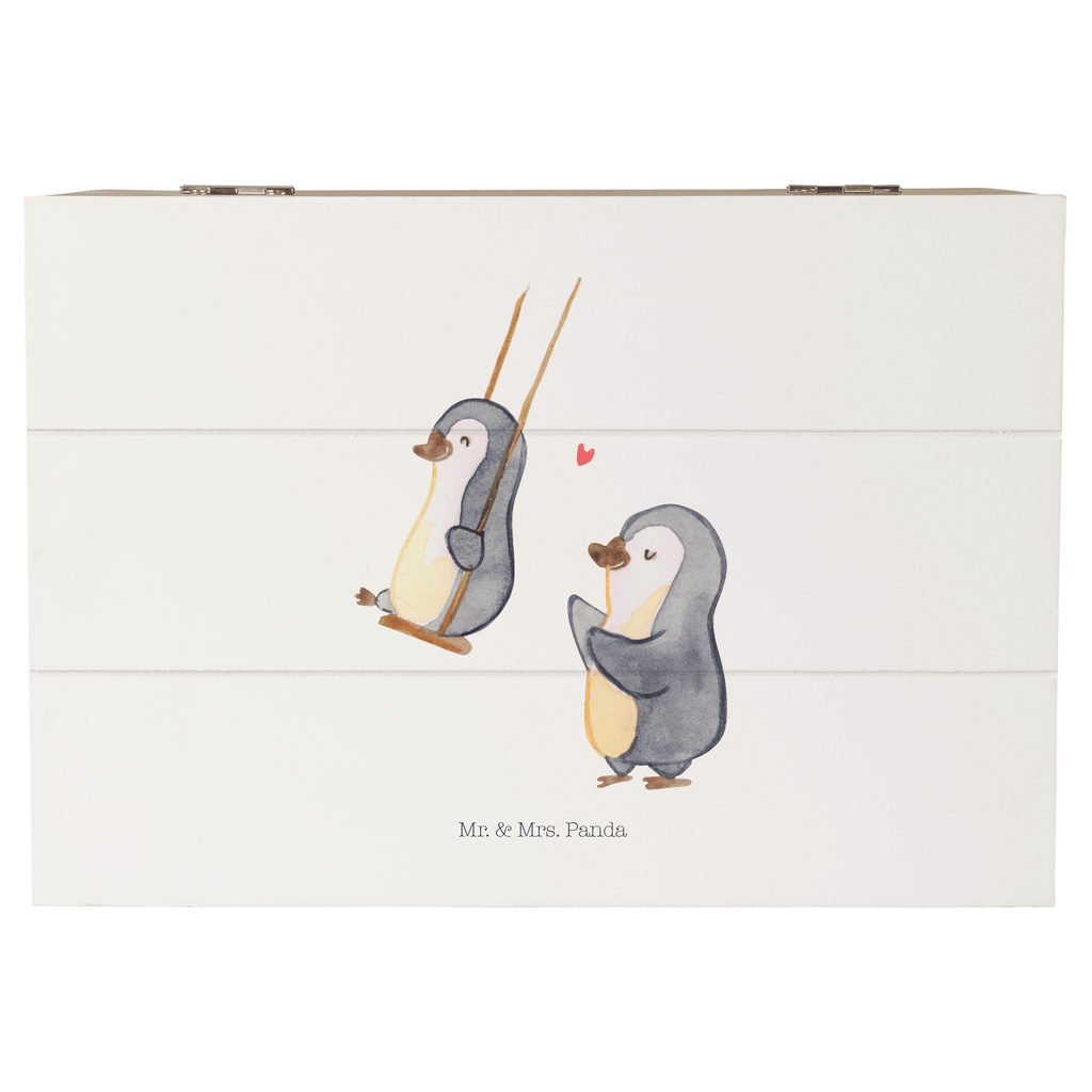 Holzkiste Pinguin Oma schaukeln Holzkiste, Kiste, Schatzkiste, Truhe, Schatulle, XXL, Erinnerungsbox, Erinnerungskiste, Dekokiste, Aufbewahrungsbox, Familie, Vatertag, Muttertag, Bruder, Schwester, Mama, Papa, Oma, Opa, beste Oma, Lieblingsoma, Geschenk für Oma, Omi, Großmutter